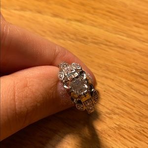 Moissanite ring